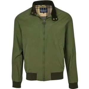 Barbour Mens Royston Casual Jacket Olive Large