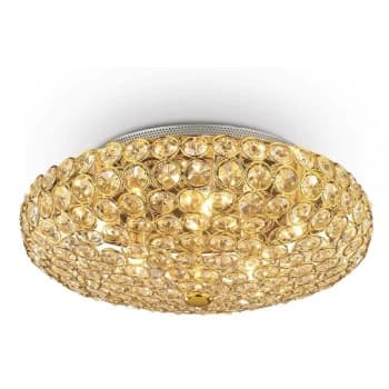 Ideal Lux King - 5 Light Ceiling Light Gold