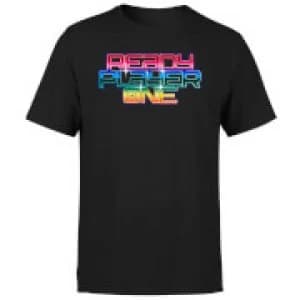 Ready Player One Rainbow Logo T-Shirt - Black