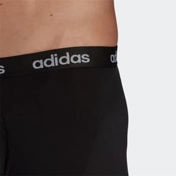 adidas Essentials Logo Boxer Briefs 2 Pack Mens - Black / Medium Grey Heather
