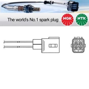 1x NGK NTK Oxygen O2 Lambda Sensor OZA669-EE25 OZA669EE25 (8886)