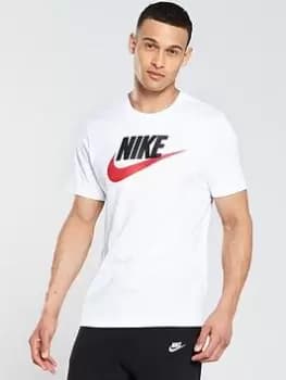 Nike NSW Icon Futura T-Shirt - White Size M Men