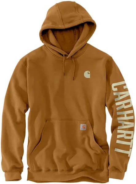 Carhartt Rain Defender Loose Fit Midweight C Graphic Hoodie, brown, Size 2XL
