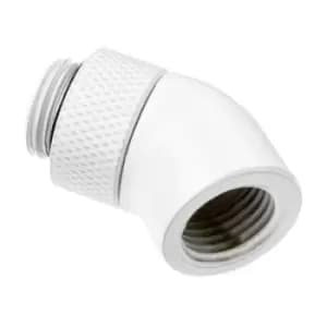 Alphacool Eiszapfen Winkeladapter 45 Grad drehbar G1/4 AG auf G1/4 IG Water cooling - elbow piece
