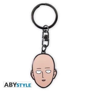 One Punch Man - Saitama's Head Metal Keyring