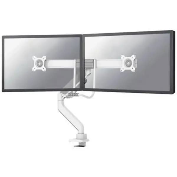 Neomounts DS75-450WH2 2x Monitor desk mount 43,2cm (17) - 81,3cm (32) Height-adjustable, Tiltable, Swivelling, Swivelling