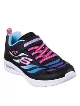 Skechers Microspec Max Trainers - Black, Size 1 Older