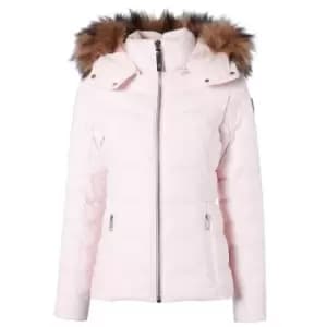 Holland Cooper Womens Whistler Puffer Ice Pink Medium