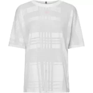 Tommy Sport Burn Out C-Nk Tee Ss - Pink