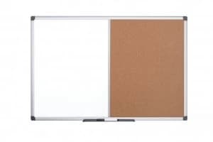 Bi-Office Maya Aluminium Frame Combination Board 60x90cm