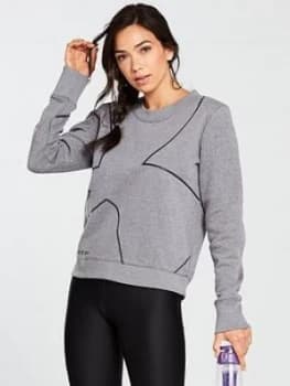 Urban Armor Gear Favourite Fleece Crew Sweater Light Grey Heather Light Grey Heather Size M Women