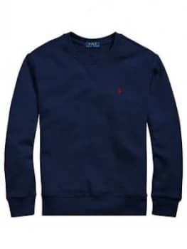 Ralph Lauren Boys Classic Crew Sweat - Navy