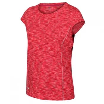 Regatta Womens Hyperdimension T-Shirt - NeonPnk/Whte