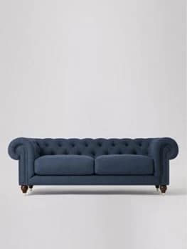 Swoon Winston Original Fabric 3 Seater Sofa - Smart Wool