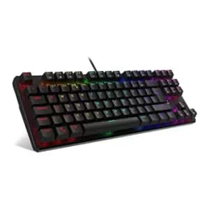 Tecware Phantom RGB 88-Key Backlit Mechanical Keyboard (Red Switch)