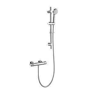 Wickes Origin Plus Thermostatic Mixer Shower Kit - Chrome