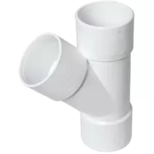 Floplast - 40mm White abs 135° Branch - White