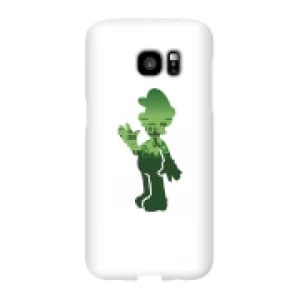 Nintendo Super Mario Luigi Silhouette Phone Case - Samsung S7 Edge - Snap Case - Gloss