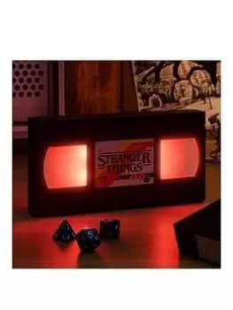 Stranger Things Vhs Logo Light