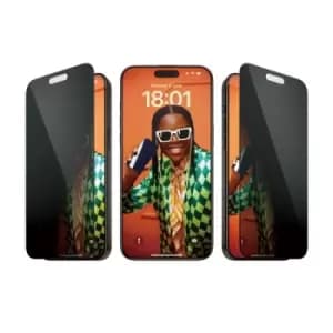 PanzerGlass Privacy Screen Protector iPhone 15 Pro Max UltraWide Fit w. EasyAligner