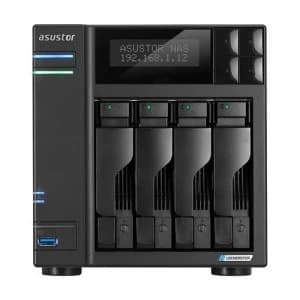 Asustor AS6604T NAS/storage Server J4125 Ethernet LAN Black