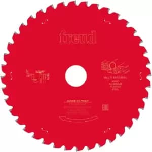 Freud Multi Material Table Saw Blade 210 x 30 x T40 Plastic