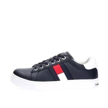 TOMMY HILFIGER Sneakers Blue Pelle - Leather
