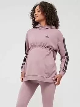 adidas Maternity Hoodie - Light Red, Light Red Size M Women
