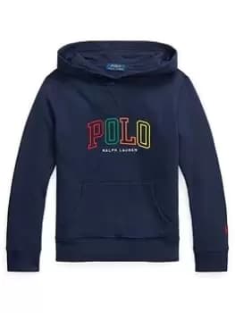 Ralph Lauren Boys Polo Hoodie - Cruise Navy, Size 12-14 Years=L