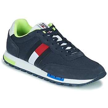 Tommy Jeans RETRO TJM MIX POP RUNNER mens Shoes Trainers in Blue