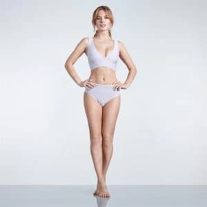 USA Pro Textured Bikini Bottoms Ladies - Lilac