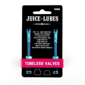 Juice Lubes Tubeless Valves, 65mm, Teal - Green