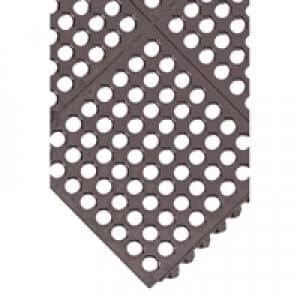 Slingsby All-Purpose Anti-Fatigue Modular Mat Grid Surface Black 312412