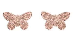 Olivia Burton 3D Butterfly Rose Gold Stud Earrings Jewellery