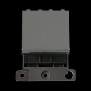 Click Scolmore MiniGrid 250V 20A 2 Way Switch Module Black Nickel - MD024BN