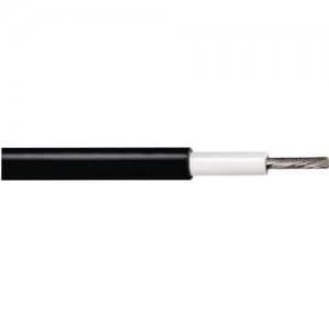 Zexum 4mm Black Single Core TUV PV1-F Solar Photovoltaic PV Cable - 1 Meter