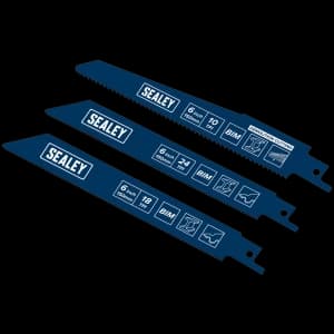 Sealey 3 Piece Reciprocating Saw Blade Set