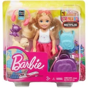 Barbie Chelsea Doll and Travel Set with Puppy