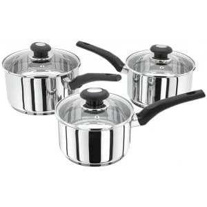 Judge Basics Stainless Steel Pan Set 3 Piece