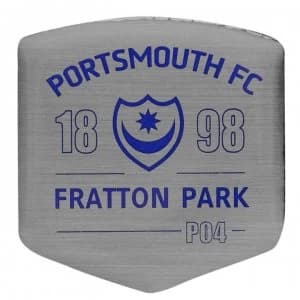 Team Football Crest Pin Badge - Portsmouth