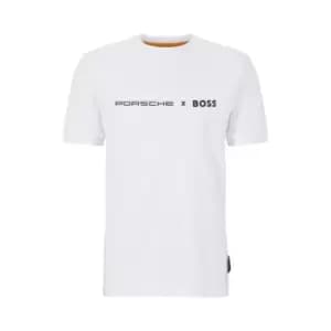BOSS X Porsche Tiburt 100 T Shirt - White