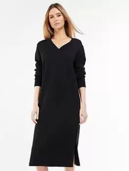 Barbour International Boa Dress - Black, Size 10, Women