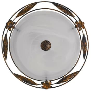 Fan Europe Lighting - Fan Europe RICCIO 3 Light Decorative Flush Ceiling Light White 50cm