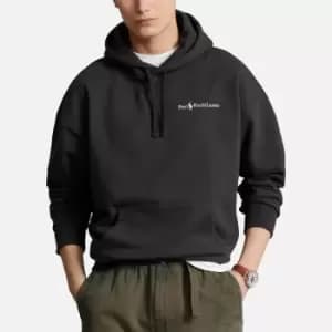 Polo Ralph Lauren Mens Chest Logo Hoodie - Faded Black Canvas - M