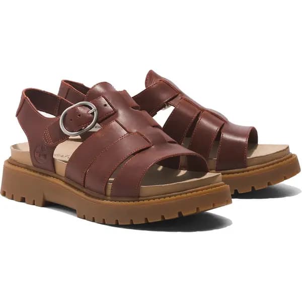 Timberland Womens Clairemont Way Fisherman Classic Jesus Sandal - UK 5 / US 7 Brown female PS4126DKR5