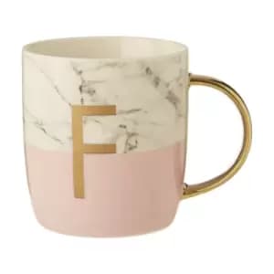 F Alphabet Mug