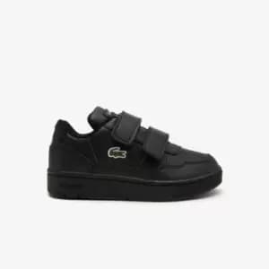 Infants' Lacoste T-Clip Synthetic Colour-Pop Trainers Size 3 UK Kids Black