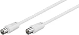 Microconnect COAX050W coaxial cable 5m White