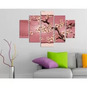 ST125 Multicolor Decorative MDF Painting (5 Pieces)