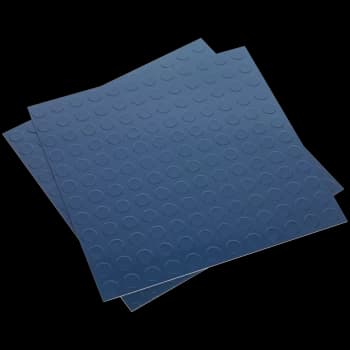 Sealey Coin Vinyl Floor Tile Peel and Stick Backing Blue Pack of 16